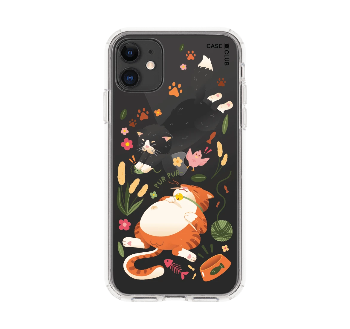 orange & black cat pattern